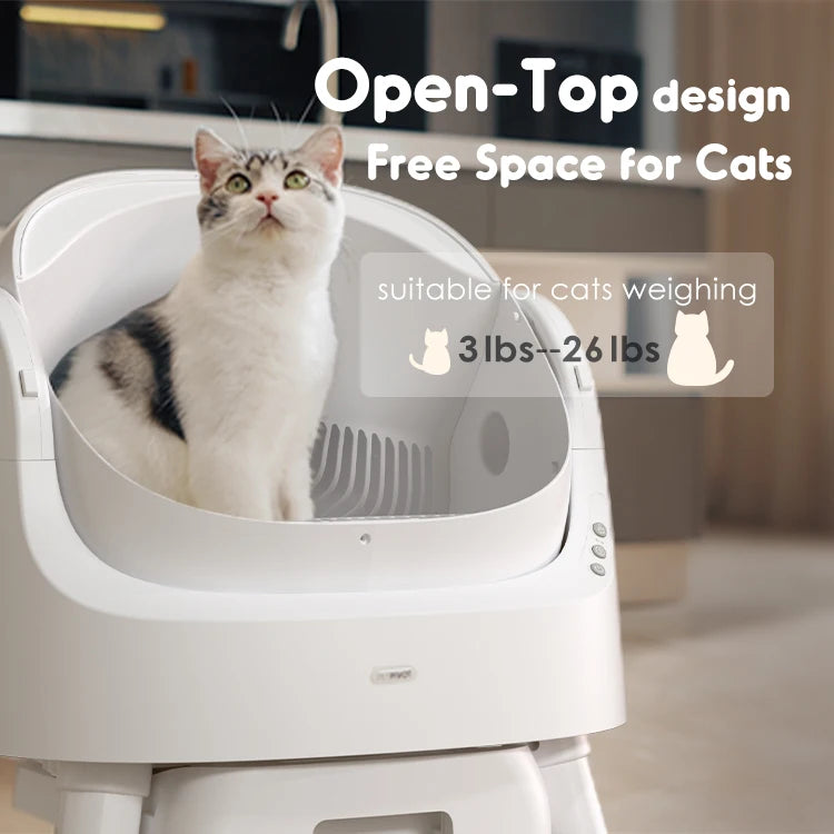 Hot Selling Cat Litter Box Automatic Cleaning Large-Sized Cat Toilets Cat Litter Box
