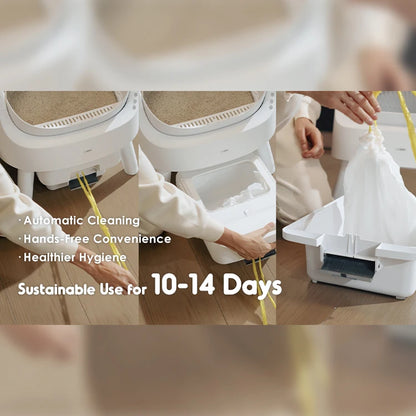 Hot Selling Cat Litter Box Automatic Cleaning Large-Sized Cat Toilets Cat Litter Box